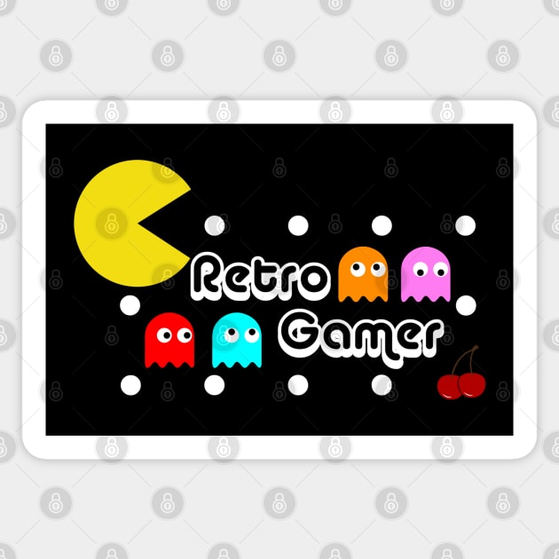 Pac-Man Retro Gamer Sticker by HHFlippo